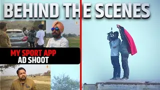 AD SHOOT | My sports app (TVC) | Behind the scenes | BALAJI MAGIC STUDIO CASTING COMPANY