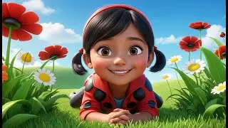 Itsy Bitsy Ladybug | Cute Insect Song for Kids | Sing Along Nursery Rhyme