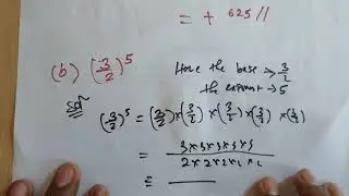 Class 7 Chapter 5 Exponents Exercise 5.1 Question 1