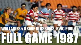 Australia v Japan | 1987 Rugby World Cup | Pool 1 | Full Game