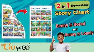 Benny is Bored and Lonely HardLaminated Charts by Gowoo | Educational Charts | Early learning charts