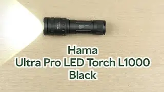 Розпаковка Hama Ultra Pro LED Torch L1000 Black