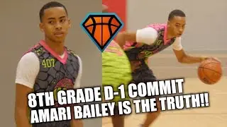 8th Grade D1 COMMIT Amari Bailey Makes It Look EFFORTLESS!! | 2017 MSHTV Camp Highlights