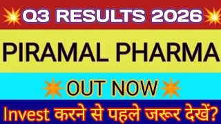 Piramal Pharma Q3 Results 2026 🔴 Piramal Pharma Results 🔴 Piramal Pharma Share Latest News