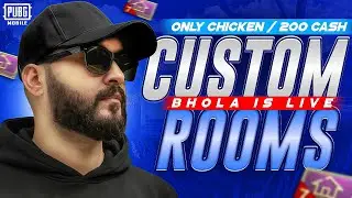 PUBG MOBILE LIVE UC CUSTOM ROOMS PAKISTAN | PUBG CUSTOM ROOM LIVE | BholaxLive