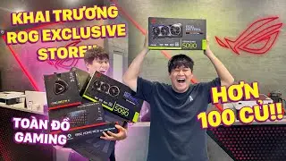 REVIEW NHANH ROG EXCLUSIVE STORE: NGẬP TR&Agrave;N ĐỒ GAMING - XỊN NHƯ CYBERGAME:))