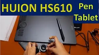 #HUION HS610 Graphics Drawing Pen Tablet Unboxing and Working [हिंदी]