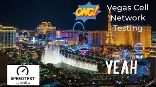Тестирование скорости в Вегасе LTE/5G Verizon ATT T-Mobile Sprint
