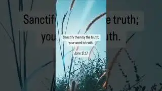 Sanctify them by the truth;your word is truth❤️💯#christanpost✝️ #workofgod🙏✨ #blessings💯 #shorts💫