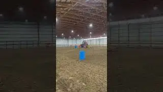 Arena drag with a Reveal 4 in 1 pulled by a Kioti DK90