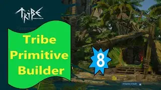 8 Финал! Tribe Primitive Builder.Выживание на острове! Прохождение!