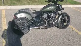 Dean Speed Havoc exhaust on Indian Chief