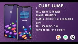 CUBE JUMP | UNITY GAME PREVIEW