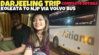 Darjeeling Tour 2025 | Kolkata To Siliguri Via Atiana Airwings | Volvo Sleeper Bus Honest Review