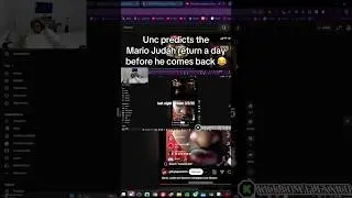 I predicted Mario Judah&rsquo;s return 😂 #playboicarti #mariojudah