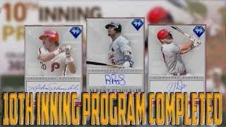 10TH INNING PROGRAM COMPLETED + ALL PACKS!! MLB The Show 19 Diamond Dynasty