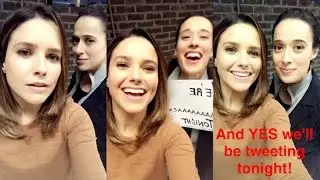 Sophia Bush on Snapchat | Ft Marina Squerciati | January 3 2017