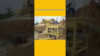 10 tph portable alluvial gold and diamond washing machine #trommelscreen  #miningequipment