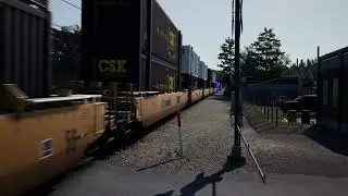 Sci-Twi AC4400CW leads the Stack Train in Hyndman