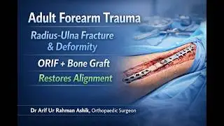 পুরনো ভাঙা হাতে নতুন Radius Ulna ভাঙা, ORIF-Bone Graft-এ স্বাভাবিক অ্যালাইনমেন্ট #ForearmFracture