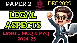 LEGAL ASPECTS  LATEST PYQ 2024-25  CLASS UGC NET MOST REPEATED QUESTION