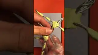 How to make a wire armature puppet for STOP MOTION on a BUDGET #shorts