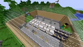 Minecraft - Time Lapse - Train Station