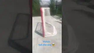 Crazy trick shots #goat #hockey #shnipe #viral