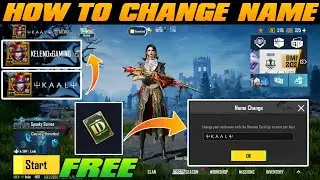 HOW TO CHANGE NAME IN BGMI & PUBG ✅ FREE RENAME CARD | NAME CHANGE KESE KARE | 2025 