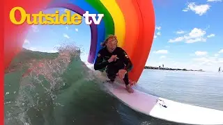 How Novelty Waves Surfer Ben Gravy Checked off His 50th State | Dispatches