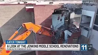 A look at Jenkins Middle School renovations