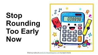 How do calculators affect rounding in chemistry calculations?