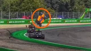 F3 Monza Horror Crash In Slow-Motion And Normal Motion
