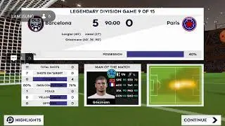 AC MILAN VS BARCELONA | DLS 21 LIVE LEGENDARY DIVISION