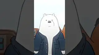 Ice Bear Sigma Edit 🗿 | Gigachad Theme Ft. We Bare Bears (Ice Bear) #shorts