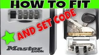 Как установить сейф для ключей | MASTERLOCK
