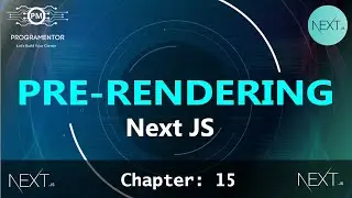 15 | Pre-Rendering In Next JS | Next JS Prerendering | Next JS Tutorial | Learn Next JS (Hindi/Urdu)
