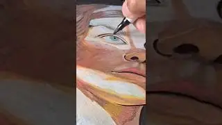 Desenhando a mo&ccedil;a na sombra. #shorts #shortsasmr #artshorts #markers #touchmarkers #art #pinterest
