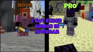 Getting Full set of Ender Armor in ironman Mode (Hypxiel Skyblock)
