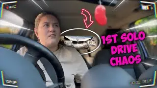 DRIVING ALONE FOR THE FIRST TIME! 🚘