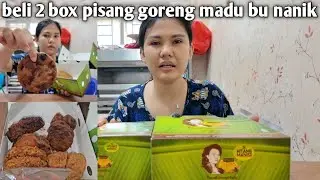 Beli 2 box pisang goreng madu bu nanik, gagal bikin donat tidak mau ngembang
