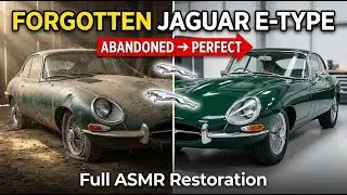 POV ASMR Car Restoration | 1963 Jaguar E-Type Series 1 Full Restoration from Rust to Perfection