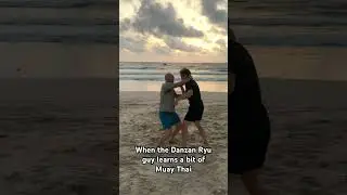 Beach Training - DZR Jujitsu and Muay Thai