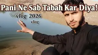 😢 Flood Destroyed Our Village | Farm Destroyed & Huge Holes After Flood in Pakistan