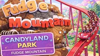 Building Fudge Mountain Coaster | Candyland Park &ndash; Planet Coaster