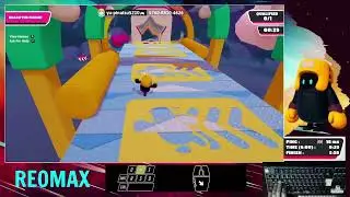 360 Dive map with Keyboard & Mouse at 60 FPS 【Fall Guys】