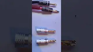 Neue Bananenstecker an den schon guten Lautsprecher kabeln.