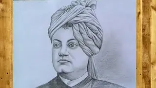 Vivekananda drawing with pencil shade||swami vivekananda sketch