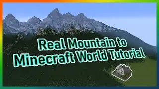 How to import real mountains into Minecraft