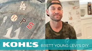 How to DIY Your Levi&rsquo;s Denim Jacket with Brett Young | Kohl's